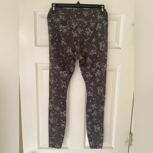 Pact Floral Print Charcoal Gray Leggings